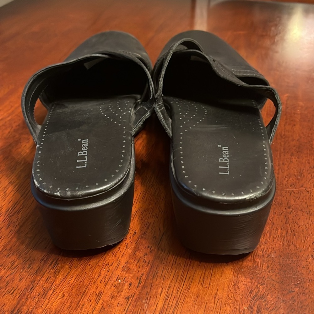 L.L Bean Black Classic Clog Women’s shoes Size 44 or 11 #6175 - Picture 4 of 10